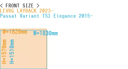 #LEVRG LAYBACK 2023- + Passat Variant TSI Elegance 2015-